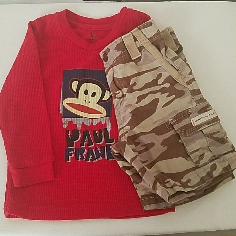 Paul Frank thermal and Janie and Jack shorts